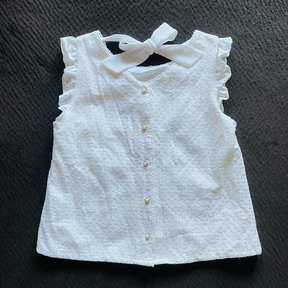 Kawaii Bow Tie Blouse